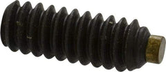 Made in USA - #10-24 UNC, 1/2" Length of Thread, Soft Tip Point Set Screw - Grade 8 Alloy Steel - Eagle Tool & Supply
