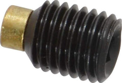 Made in USA - 5/16-24 UNF, 3/8" Length of Thread, Soft Tip Point Set Screw - Grade 8 Alloy Steel - Eagle Tool & Supply