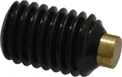 Made in USA - 1/2-13 UNC, 3/4" Length of Thread, Soft Tip Point Set Screw - Grade 8 Alloy Steel - Eagle Tool & Supply