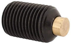 Made in USA - 1/2-20 UNF, 3/4" Length of Thread, Soft Tip Point Set Screw - Grade 8 Alloy Steel - Eagle Tool & Supply