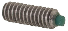 Made in USA - #2-56 UNC, 1/4" Length of Thread, Soft Tip Point Set Screw - Grade 18-8 Stainless Steel - Eagle Tool & Supply