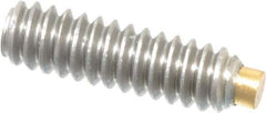 Made in USA - #4-40 UNC, 3/8" Length of Thread, Soft Tip Point Set Screw - Grade 18-8 Stainless Steel - Eagle Tool & Supply