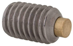 Made in USA - 1/2-13 UNC, 3/4" Length of Thread, Soft Tip Point Set Screw - Grade 18-8 Stainless Steel - Eagle Tool & Supply