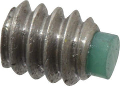 Made in USA - #4-40 UNC, 1/8" Length of Thread, Soft Tip Point Set Screw - Grade 18-8 Stainless Steel - Eagle Tool & Supply