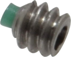 Made in USA - #6-32 UNC, 1/8" Length of Thread, Soft Tip Point Set Screw - Grade 18-8 Stainless Steel - Eagle Tool & Supply