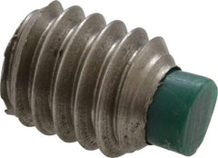 Made in USA - 5/16-18 UNC, 3/8" Length of Thread, Soft Tip Point Set Screw - Grade 18-8 Stainless Steel - Eagle Tool & Supply