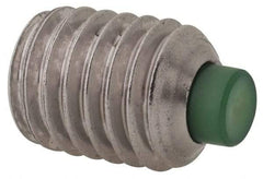 Made in USA - 1/2-13 UNC, 5/8" Length of Thread, Soft Tip Point Set Screw - Grade 18-8 Stainless Steel - Eagle Tool & Supply