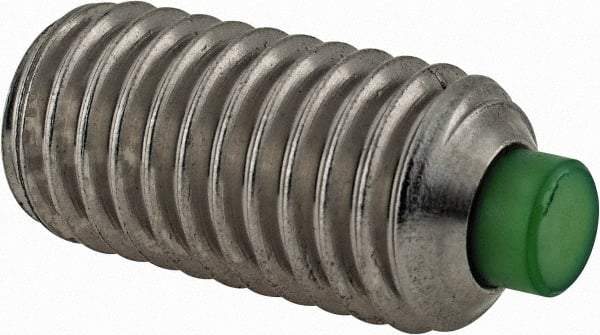 Made in USA - 1/2-13 UNC, 1" Length of Thread, Soft Tip Point Set Screw - Grade 18-8 Stainless Steel - Eagle Tool & Supply