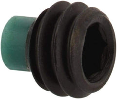 Made in USA - #8-32 UNC, 1/8" Length of Thread, Soft Tip Point Set Screw - Grade 8 Alloy Steel - Eagle Tool & Supply