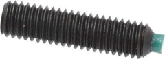 Made in USA - #10-32 UNF, 3/4" Length of Thread, Soft Tip Point Set Screw - Grade 8 Alloy Steel - Eagle Tool & Supply