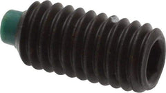 Made in USA - 3/8-16 UNC, 3/4" Length of Thread, Soft Tip Point Set Screw - Grade 8 Alloy Steel - Eagle Tool & Supply