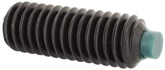 Made in USA - 3/8-16 UNC, 1" Length of Thread, Soft Tip Point Set Screw - Grade 8 Alloy Steel - Eagle Tool & Supply