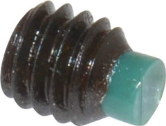 Made in USA - M4, 4mm Length of Thread, Soft Tip Point Set Screw - Grade 8 Alloy Steel - Eagle Tool & Supply