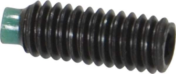 Made in USA - M4, 10mm Length of Thread, Soft Tip Point Set Screw - Grade 8 Alloy Steel - Eagle Tool & Supply