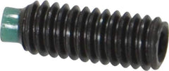 Made in USA - M4, 10mm Length of Thread, Soft Tip Point Set Screw - Grade 8 Alloy Steel - Eagle Tool & Supply