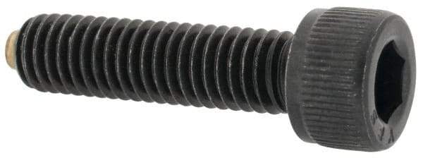 Made in USA - #10-32 UNF Hex Socket Drive, Socket Cap Screw - Alloy Steel, Black Oxide Finish, Fully Threaded, 3/4" Length Under Head - Eagle Tool & Supply