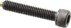 Made in USA - #10-32 UNF Hex Socket Drive, Socket Cap Screw - Alloy Steel, Black Oxide Finish, Fully Threaded, 1" Length Under Head - Eagle Tool & Supply