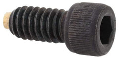 Made in USA - 1/4-20 UNC Hex Socket Drive, Socket Cap Screw - Alloy Steel, Black Oxide Finish, Fully Threaded, 1/2" Length Under Head - Eagle Tool & Supply