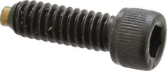 Made in USA - 1/4-20 UNC Hex Socket Drive, Socket Cap Screw - Alloy Steel, Black Oxide Finish, Fully Threaded, 3/4" Length Under Head - Eagle Tool & Supply