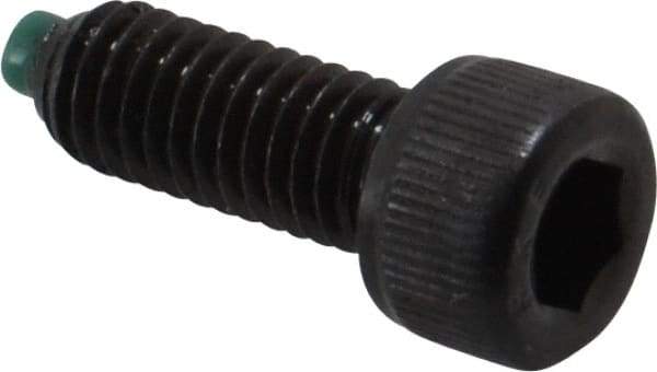 Made in USA - #10-32 UNF Hex Socket Drive, Socket Cap Screw - Alloy Steel, Black Oxide Finish, Fully Threaded, 1/2" Length Under Head - Eagle Tool & Supply