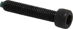 Made in USA - #10-32 UNF Hex Socket Drive, Socket Cap Screw - Alloy Steel, Black Oxide Finish, Fully Threaded, 1" Length Under Head - Eagle Tool & Supply