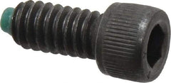 Made in USA - 1/4-20 UNC Hex Socket Drive, Socket Cap Screw - Alloy Steel, Black Oxide Finish, Fully Threaded, 1/2" Length Under Head - Eagle Tool & Supply
