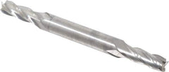 Niagara Cutter - 13/64", 1/2" LOC, 1/4" Shank Diam, 2-1/2" OAL, 4 Flute, Solid Carbide Square End Mill - Double End, Uncoated, Spiral Flute, 30° Helix, Centercutting, Right Hand Cut, Right Hand Flute, Series CSD430 - Eagle Tool & Supply