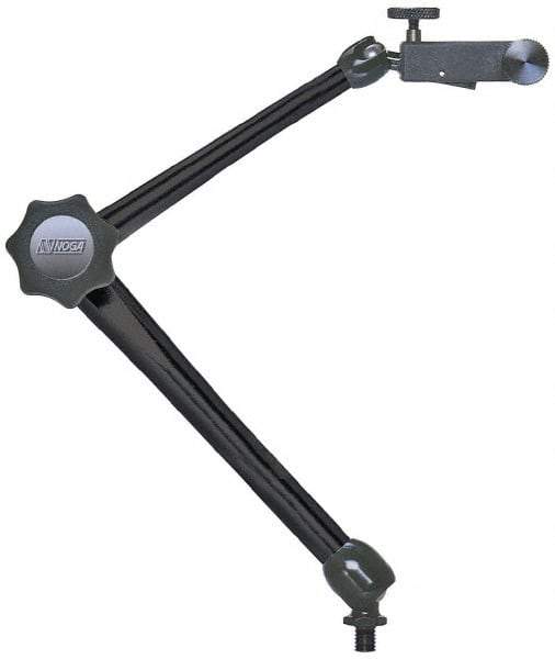 Noga - Fine Adjustment Indicator Positioner & Holder - 12-1/2 Inch Overall Length - Eagle Tool & Supply