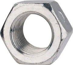 Value Collection - 5/8-18 UNF Grade 2 Two Way Lock Nut with Distorted Thread - 15/16" Width Across Flats, 35/64" High, Zinc-Plated Finish - Eagle Tool & Supply