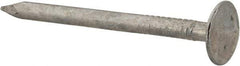 Value Collection - 11 Gauge, 1-3/4" OAL Roofing Nails - Ring Shank, Grade 2 Steel, Galvanized Finish - Eagle Tool & Supply