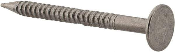 Value Collection - 13 Gauge, 1-1/4" OAL Underlayment Nails - Annular Thread Shank, Grade 2 Steel, Uncoated - Eagle Tool & Supply