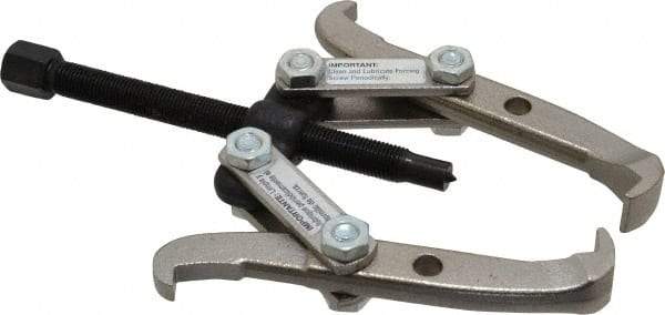 Proto - 4" Spread, 2 Ton Capacity, Gear Puller - 3-1/2" Reach, For Bearings, Gears & Pulleys - Eagle Tool & Supply