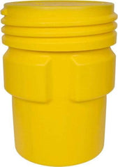 Eagle - 95 Gallon Closure Capacity, Screw On Closure, Yellow Overpack - 55 Gallon Container, Polyethylene, 660 Lb. Capacity, UN 1H2/X300/S Listing - Eagle Tool & Supply