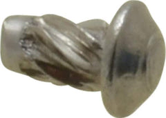 Value Collection - #0 Round Head Sheet Metal Screw - Stainless Steel, 1/8" Length Under Head, ASME B18.6.3 & ASME B18.6.4, Grade 18-8 - Eagle Tool & Supply