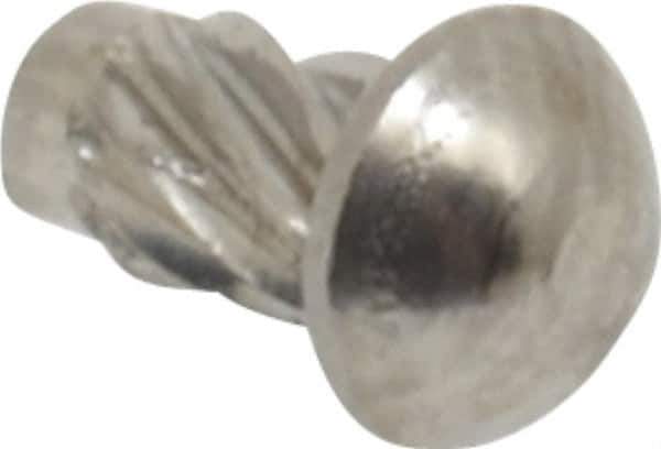 Value Collection - #2 Round Head Sheet Metal Screw - Stainless Steel, 3/16" Length Under Head, ASME B18.6.3 & ASME B18.6.4, Grade 18-8 - Eagle Tool & Supply