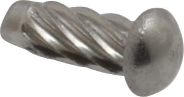 Value Collection - #2 Round Head Sheet Metal Screw - Stainless Steel, 1/4" Length Under Head, ASME B18.6.3 & ASME B18.6.4, Grade 18-8 - Eagle Tool & Supply