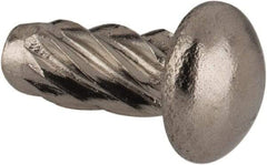 Value Collection - #6 Round Head Sheet Metal Screw - Stainless Steel, 5/16" Length Under Head, ASME B18.6.3 & ASME B18.6.4, Grade 18-8 - Eagle Tool & Supply