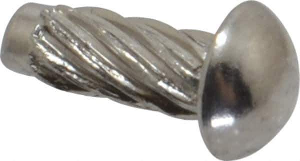 Value Collection - #6 Round Head Sheet Metal Screw - Stainless Steel, 3/8" Length Under Head, ASME B18.6.3 & ASME B18.6.4, Grade 18-8 - Eagle Tool & Supply