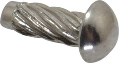 Value Collection - #6 Round Head Sheet Metal Screw - Stainless Steel, 3/8" Length Under Head, ASME B18.6.3 & ASME B18.6.4, Grade 18-8 - Eagle Tool & Supply