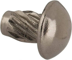 Value Collection - #8 Round Head Sheet Metal Screw - Stainless Steel, 1/4" Length Under Head, ASME B18.6.3 & ASME B18.6.4, Grade 18-8 - Eagle Tool & Supply