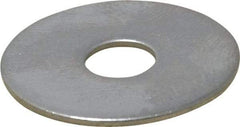 Value Collection - 1/4" Screw, Grade 18-8 Stainless Steel Fender Flat Washer - 9/32" ID x 1" OD, 0.05" Thick - Eagle Tool & Supply