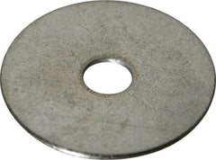 Value Collection - 1/4" Screw, Grade 18-8 Stainless Steel Fender Flat Washer - 9/32" ID x 1-1/4" OD, 0.05" Thick - Eagle Tool & Supply