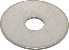 Value Collection - 3/8" Screw, Grade 18-8 Stainless Steel Fender Flat Washer - 13/32" ID x 1-1/2" OD, 0.06" Thick - Eagle Tool & Supply
