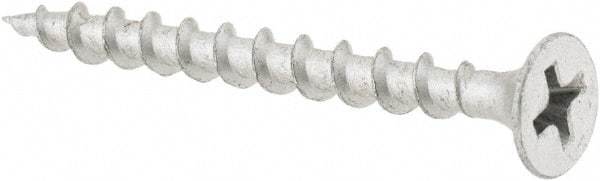 Value Collection - #6 Bugle Head, Phillips Steel Deck Screw - 1-5/8" OAL, Galvanized, Grade 2 - Eagle Tool & Supply