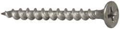 Value Collection - #6 Bugle Head, Phillips Steel Deck Screw - 1-5/8" OAL, Galvanized, Grade 2 - Eagle Tool & Supply