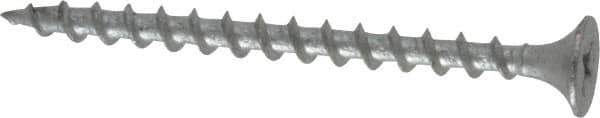 Value Collection - #6 Bugle Head, Phillips Steel Deck Screw - 2" OAL, Galvanized, Grade 2 - Eagle Tool & Supply