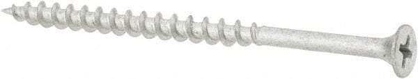 Value Collection - #8 Bugle Head, Phillips Steel Deck Screw - 3" OAL, Galvanized, Grade 2 - Eagle Tool & Supply
