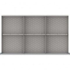 LISTA - 6-Compartment Drawer Divider Layout for 3.15" High Drawers - Eagle Tool & Supply