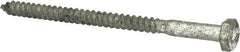 Value Collection - 1/4" Screw, 4" Length Under Head, Steel, Hex Head Lag Screw - Hot Dipped Galvanized, AISI 1006, ASME B18.2.1 Fastner, Grade 1006-1022 - Eagle Tool & Supply
