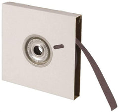 Norton - 1-1/2" x 50 Yd 280 Grit Aluminum Oxide Cloth Roll - Extra Fine Grade, J Weighted Backing - Eagle Tool & Supply